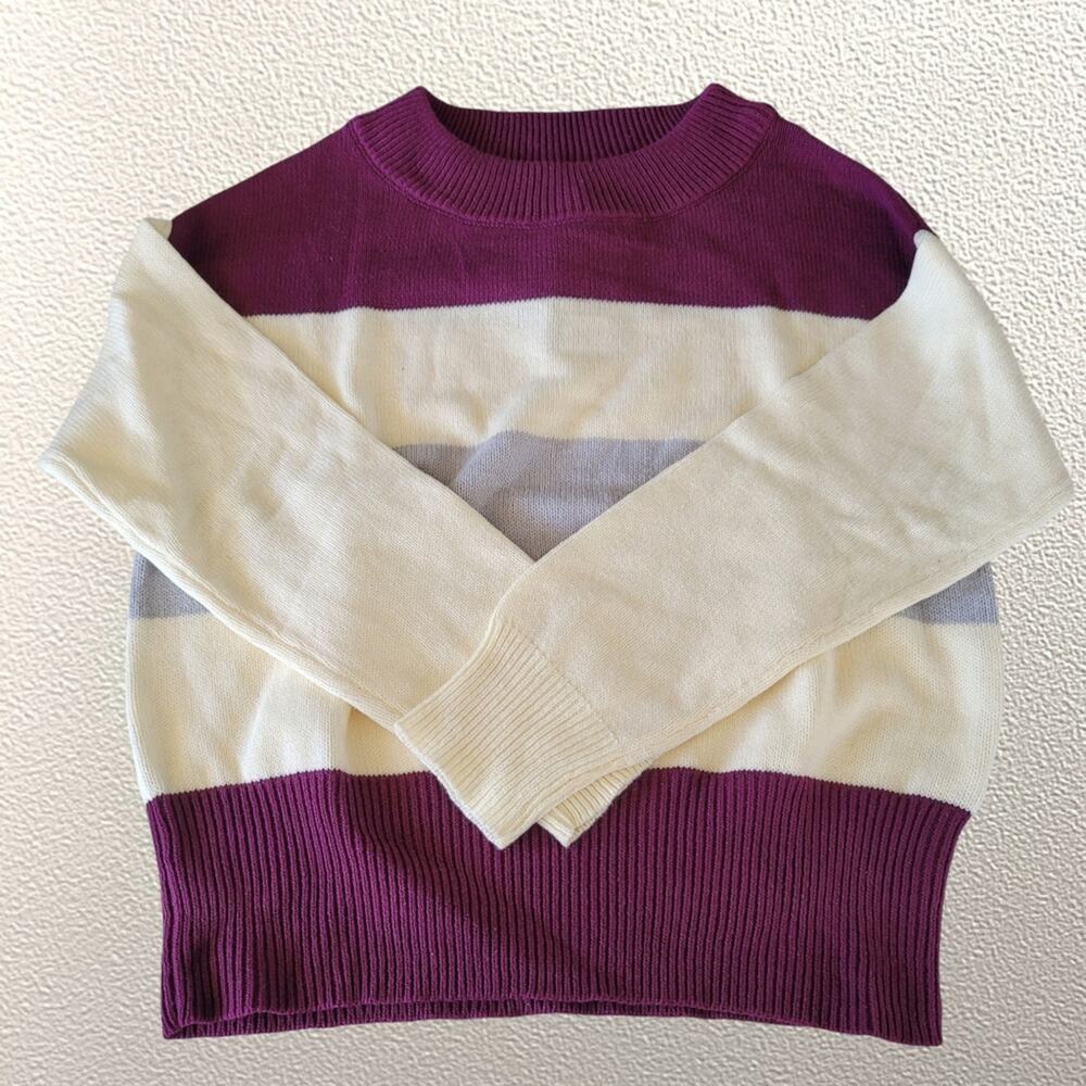 Lucky Brand Color Block Soft Cozy Sweater Size Small